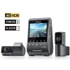 Kamera samochodowa VIOFO A329T 3CH 4K HDR GPS WiFi z teleobiektywem